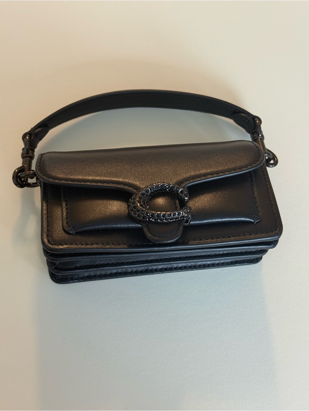 Authentic Coach Tabby Bag 12 V5/Black - Picture 2 of 7